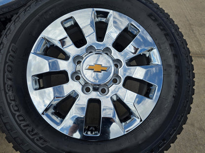 20" Chevy Silverado GMC Sierra 2500 3500 OEM 5960 5947 CHROME wheels rims