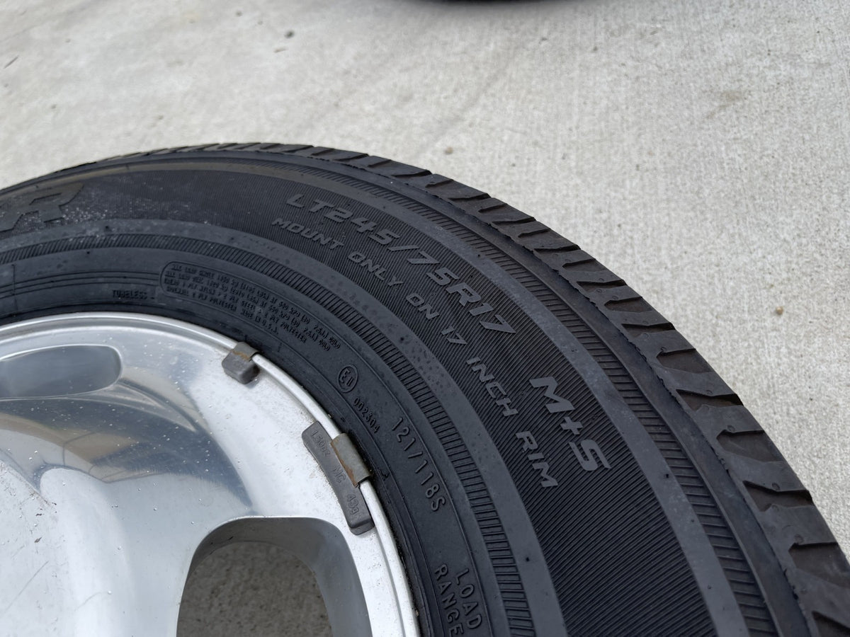 17" Ford F-350 Dually OEM 10477 FRONT rim wheel tire spare single COOPER
