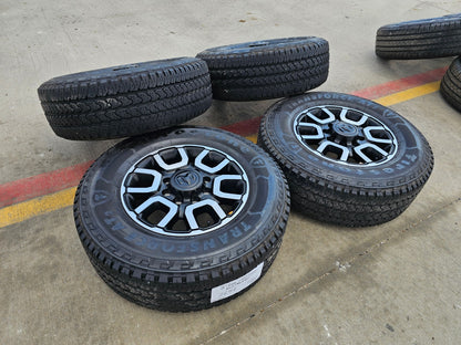 18" Ram 2500 3500 LARAMIE OEM wheels rims 2694 tires FIRESTONE A/T2
