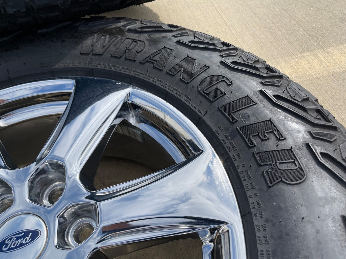 18" Ford F-150 Lariat OEM rims wheel 10168 tires Expedition GOODYEAR A/T SET