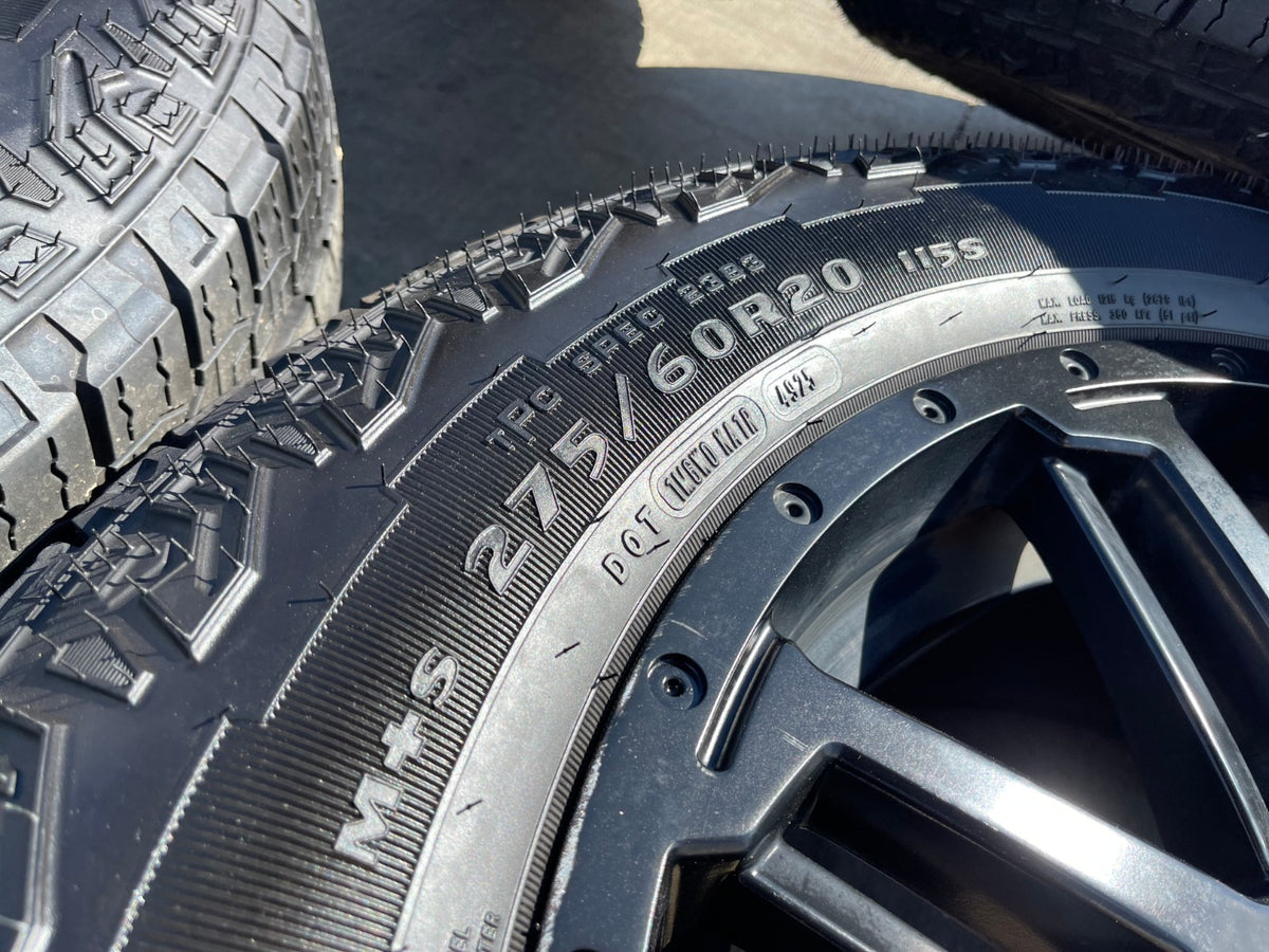 20" Toyota Tundra PLATINUM OEM 75159 SET wheels rims 5x150 tires GOODYEAR AT SET