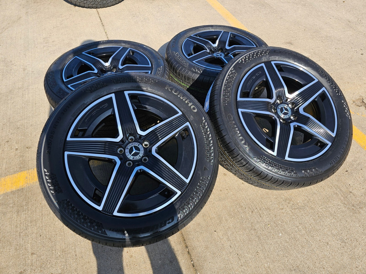 19" Mercedes GLC300 AMG C E S Class OEM 85911 85912 wheels rims tires NEW