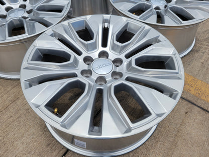 (1) 22" GMC Yukon Sierra DENALI Chevy 5943 OEM wheel rim 2022 2023 2024 2025 NEW