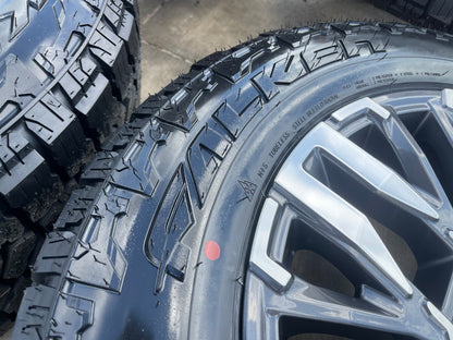 20" Chevy Silverado Suburban Tahoe Z71 OEM wheels rims SET NEW FALKEN A/T4