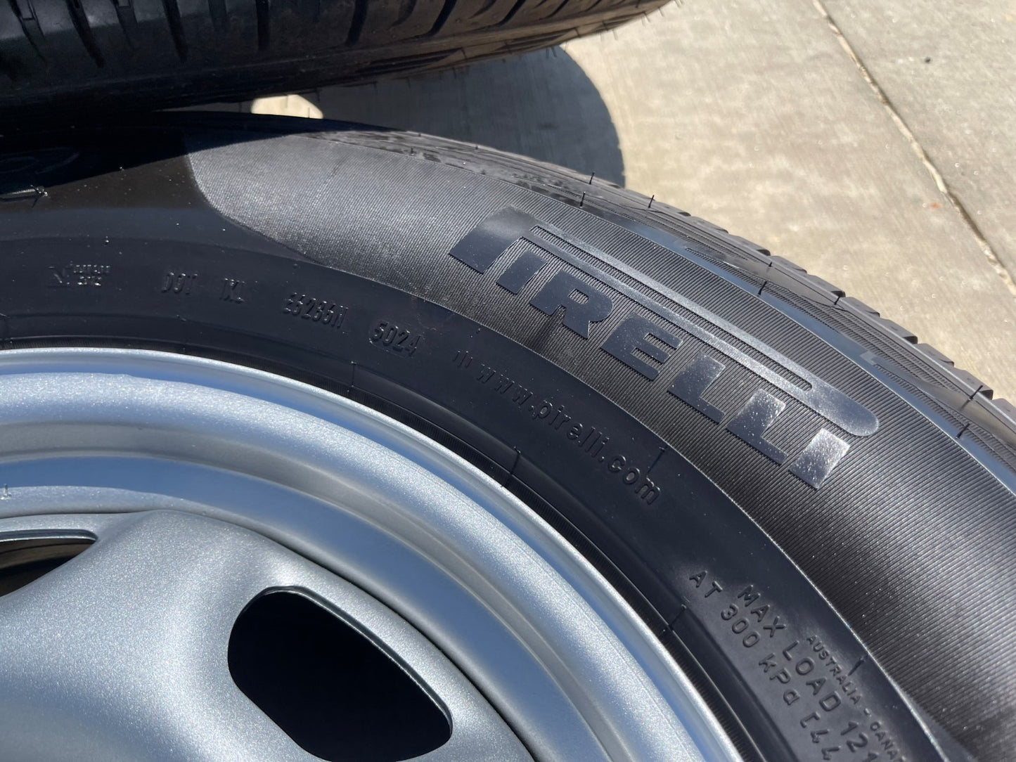 17" Ford F-150 OEM rims wheels 3857 steel SET PIRELLI A/T
