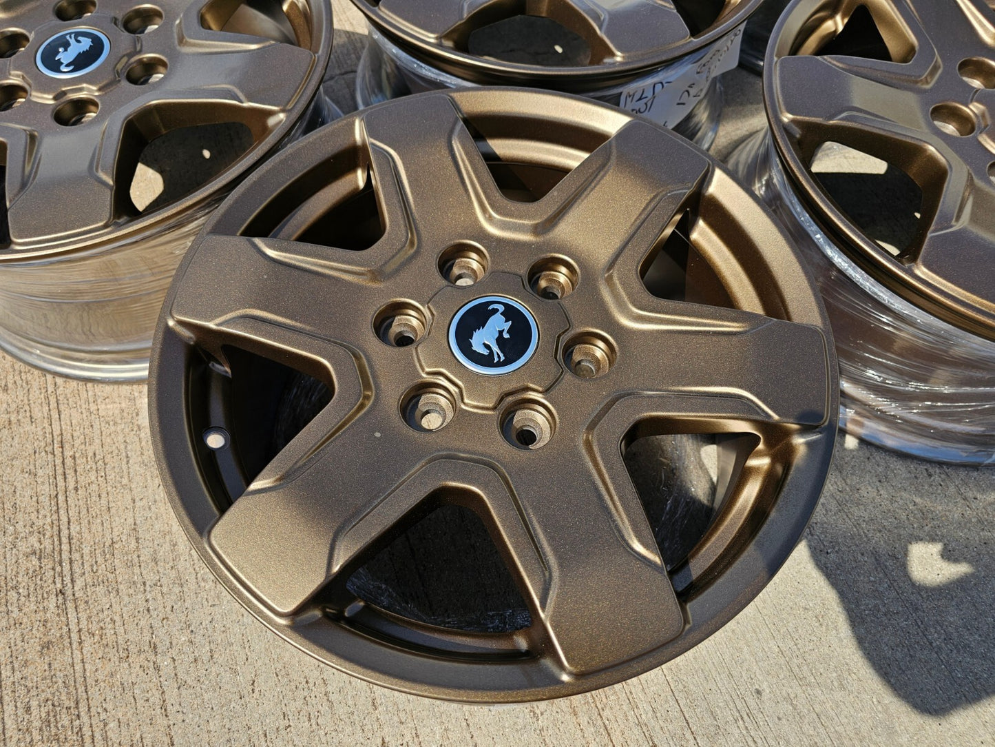 (4) 17" Ford Bronco wheels rims 95292 10383 SASQUATCH Ranger 2023 2024 2025 NEW