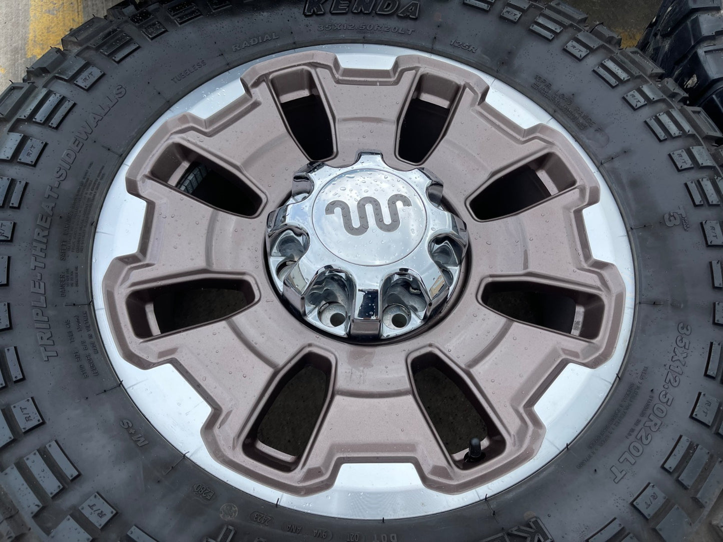20" Ford F-250 F-350 OEM 10487 LIMITED KING RANCH tan wheels rims tires 35"