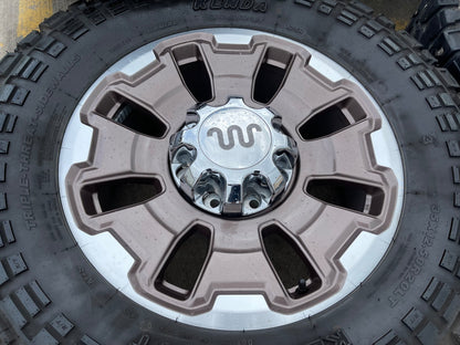 20" Ford F-250 F-350 OEM 10487 LIMITED KING RANCH tan wheels rims tires 35"