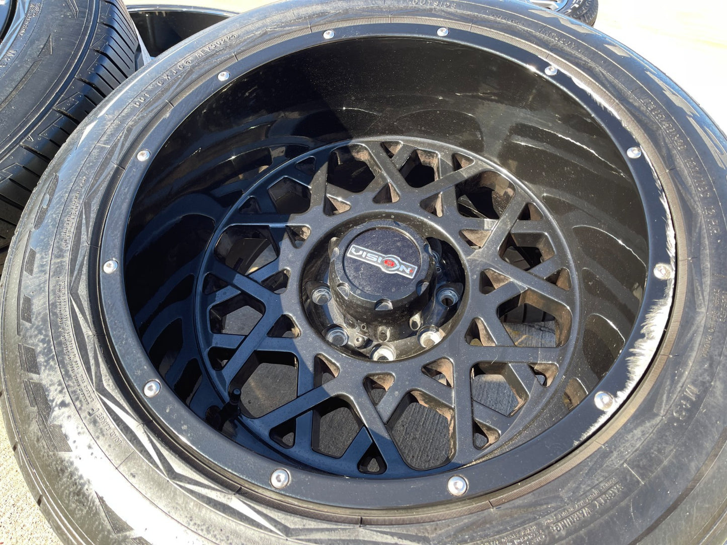 20x12 20" VISION SR599 wheels rims 8x165 8x6.5 Chevy GMC Ram 2500 3500