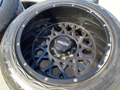 20x12 20" VISION SR599 wheels rims 8x165 8x6.5 Chevy GMC Ram 2500 3500