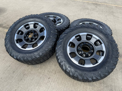 18" Ford F-250 F-350 OEM TREMOR rims wheels 10482 HANKOOK DYNAPRO M/T2