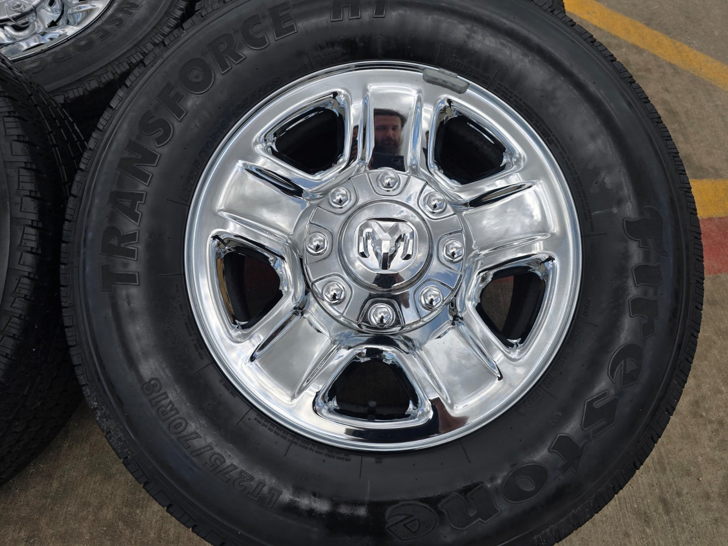 18" Dodge Ram 2500 3500 STEEL chrome OEM 2473 wheels rims 2023 2024 2025 2026