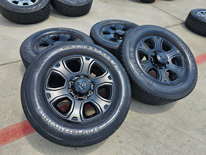 20" Dodge Ram 2500 3500 OEM 2477 black wheels rims tires