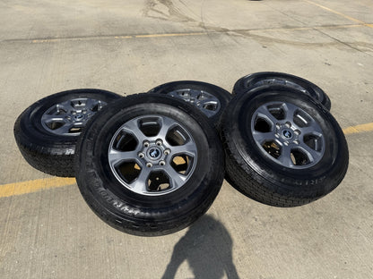 17" Ford Bronco Big Bend wheels rims 10384 OEM Ranger tires BRIDGESTONE A/T SET