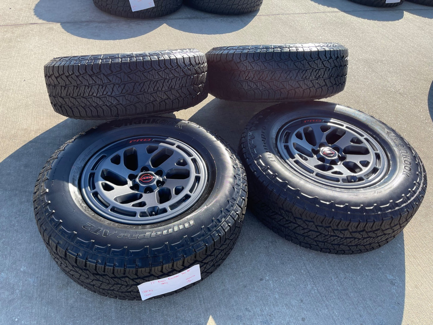 17" Nissan Frontier X-PRO OEM 188183 Desert Runner wheels rims 2025 2026 NEW