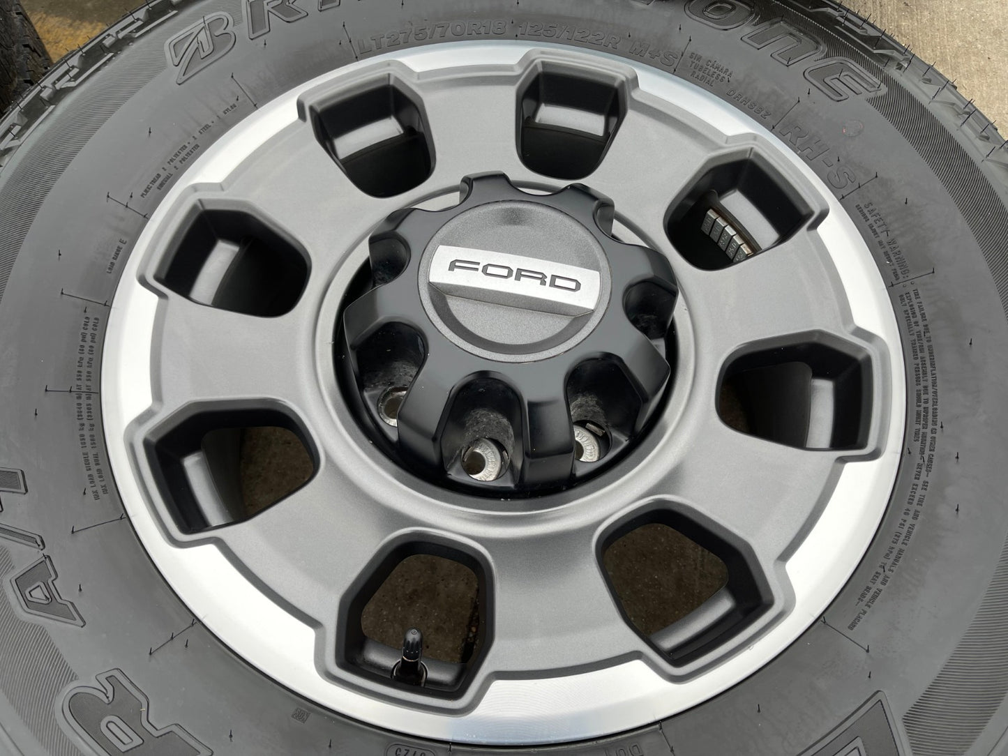 18" Ford F-250 F-350 OEM TREMOR 10482 rims wheels 2024 2025 2026 BRIDGESTONE