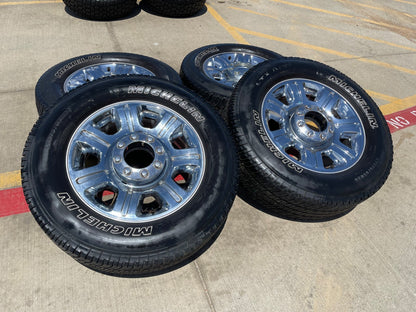 20" Ford F-250 F-350 OEM KING RANCH LARIAT 3892 chrome wheels rims tires SET