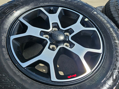 17" Jeep Wrangler Rubicon OEM 9218 wheels rims Gladiator NEXEN NEW