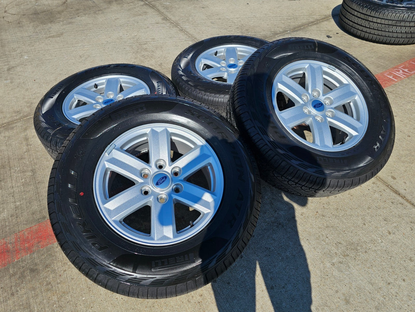 17" Ford F-150 Expedition OEM rims wheels 10339 tires PIRELLI A/T NEW