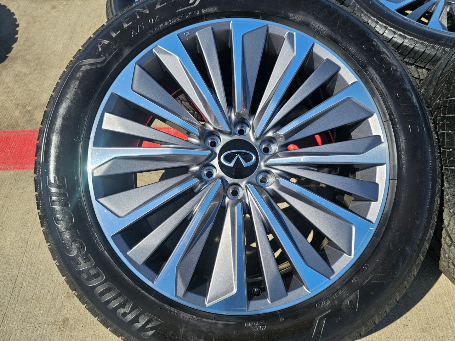 22" Infiniti QX80 QX56 Nissan Titan Armada OEM 94236 wheels rims BRIDGESTONE SET