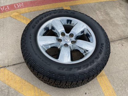 (1) 20" Dodge Ram 1500 OEM wheel rim chrome 2016 2017 2018 2019 2020 SPARE 2495