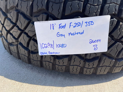 18" Ford F-250 F-350 Lariat FX-4 OEM wheels 10480 10298 tires GOODEYAR M/T 35"