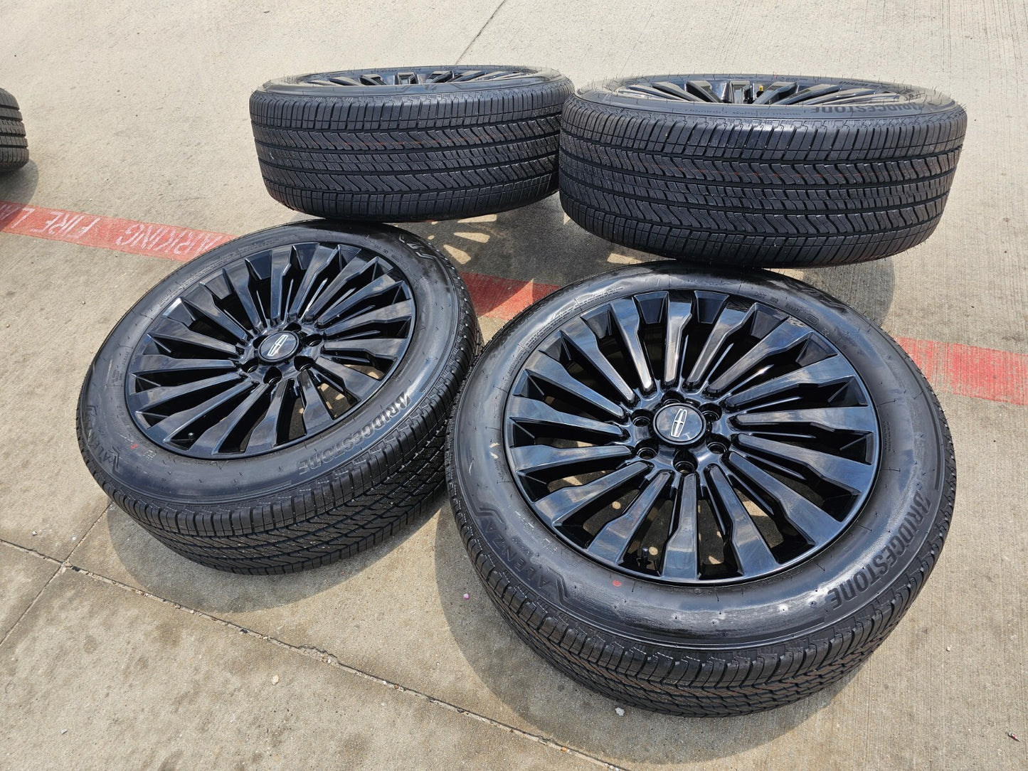22" Lincoln Navigator OEM 10178 rims wheels BLACK LABEL SET 2021 2023 2026 NEW
