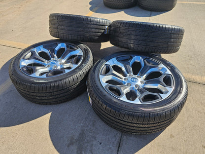 22" Dodge Ram 1500 OEM Laramie rims wheels tires 2685 GOODYEAR NEW