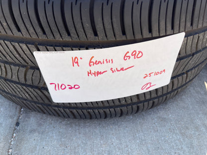 19" Hyundai Genesis G70 G80 G90 OEM 71020 71021 wheels rims tires