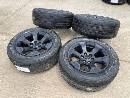 20" Dodge Ram 1500 OEM Laramie Black 2680 wheels rims 2025 2026 2027 BRIDGESTONE
