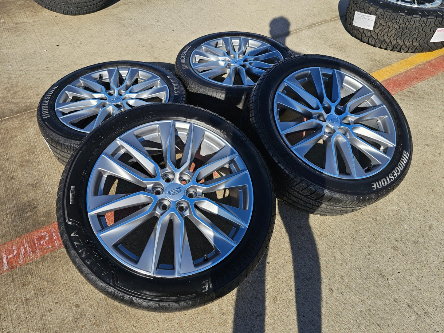 21" Cadillac XT6 XT5 SRX OEM 4851 wheels rims 2023 2024 2025 2026 BRIDGESTONE