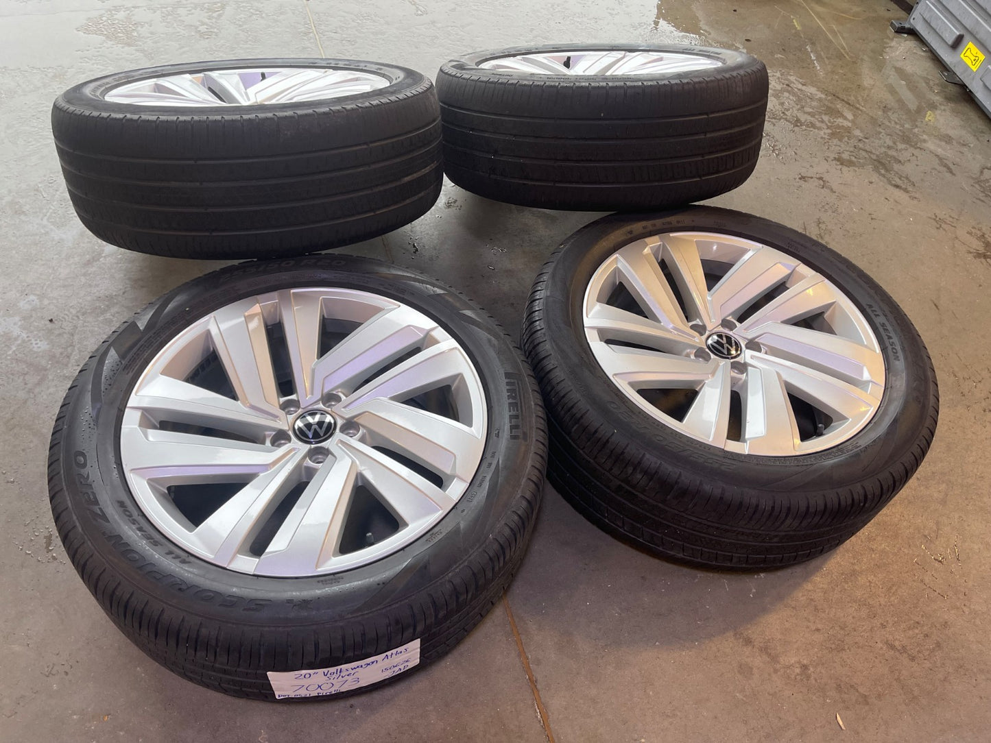 20" VW Atlas OEM wheels rims 70076 Audi Q7 Q8 2019 2020 2021 2022 2023 2024 2025