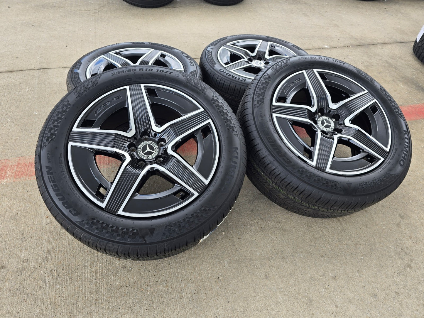 19" Mercedes GLC300 AMG C E S Class OEM 85911 85912 wheels rims tires NEW