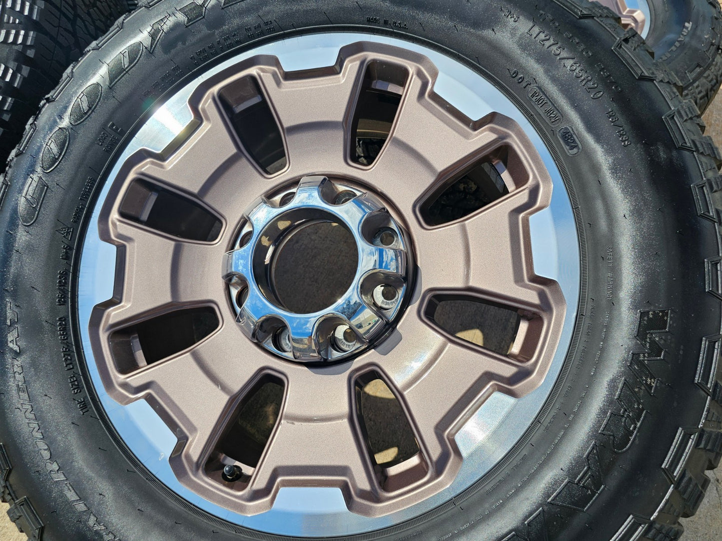 20" Ford F-250 F-350 OEM 10487 LIMITED KING RANCH tan wheels rims GOODYEAR
