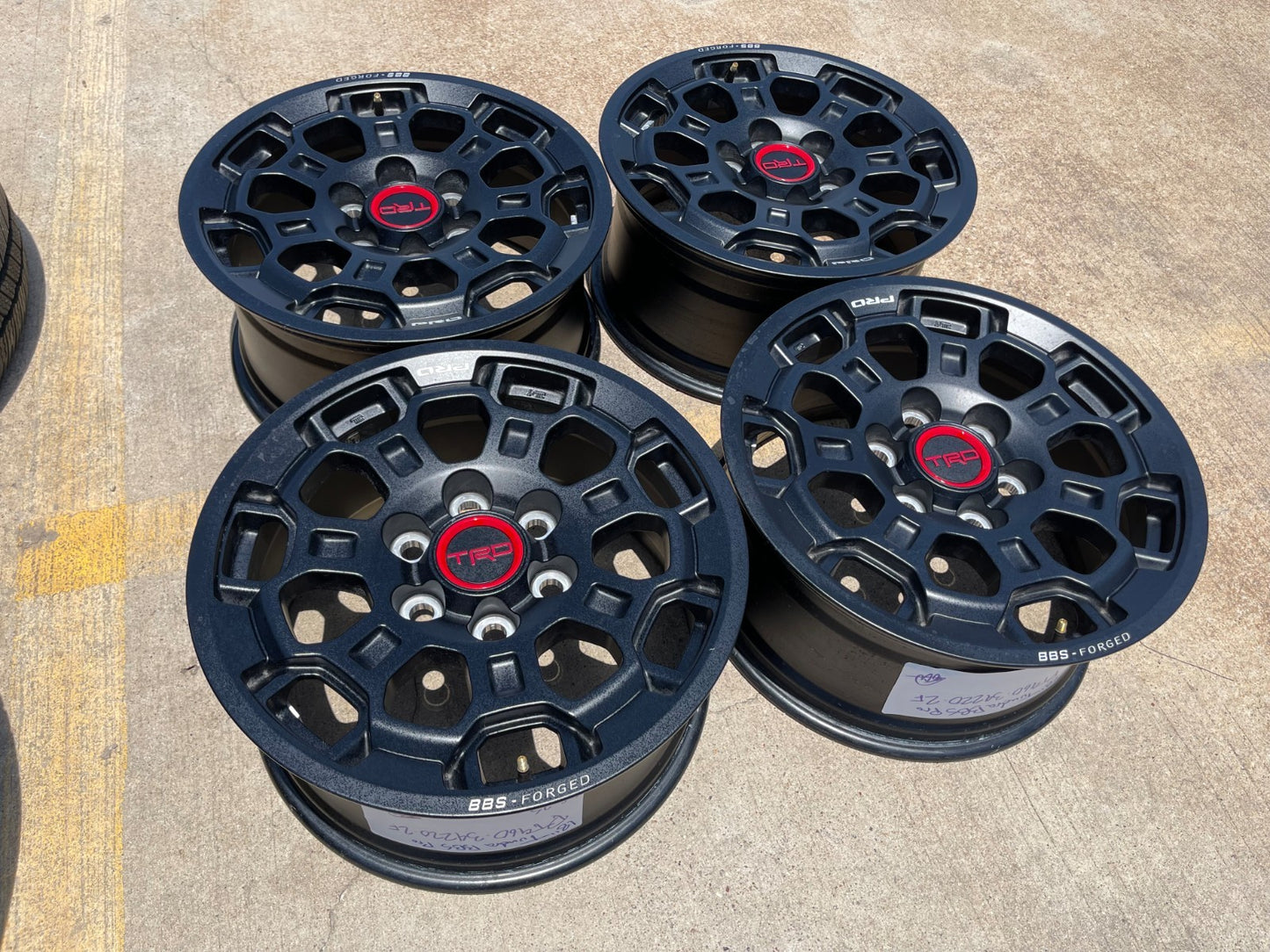 18" Toyota Tundra TRD BBS FORGED OEM black 95458 wheels rims Sequoia NEW