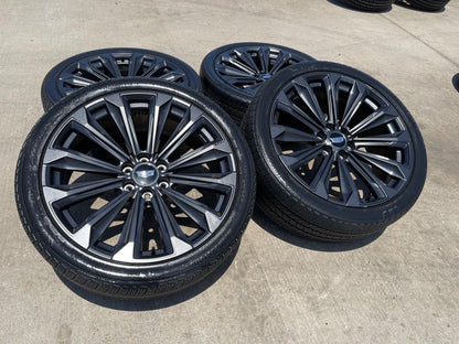24" Cadillac Escalade V PLATINUM OEM wheels rims tires 2024 2025 2026 2027 SET