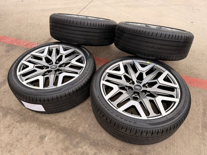 24" Ford F-150 LIMITED Plus OEM rims wheels Expedition 2024 2025 2026 NEW