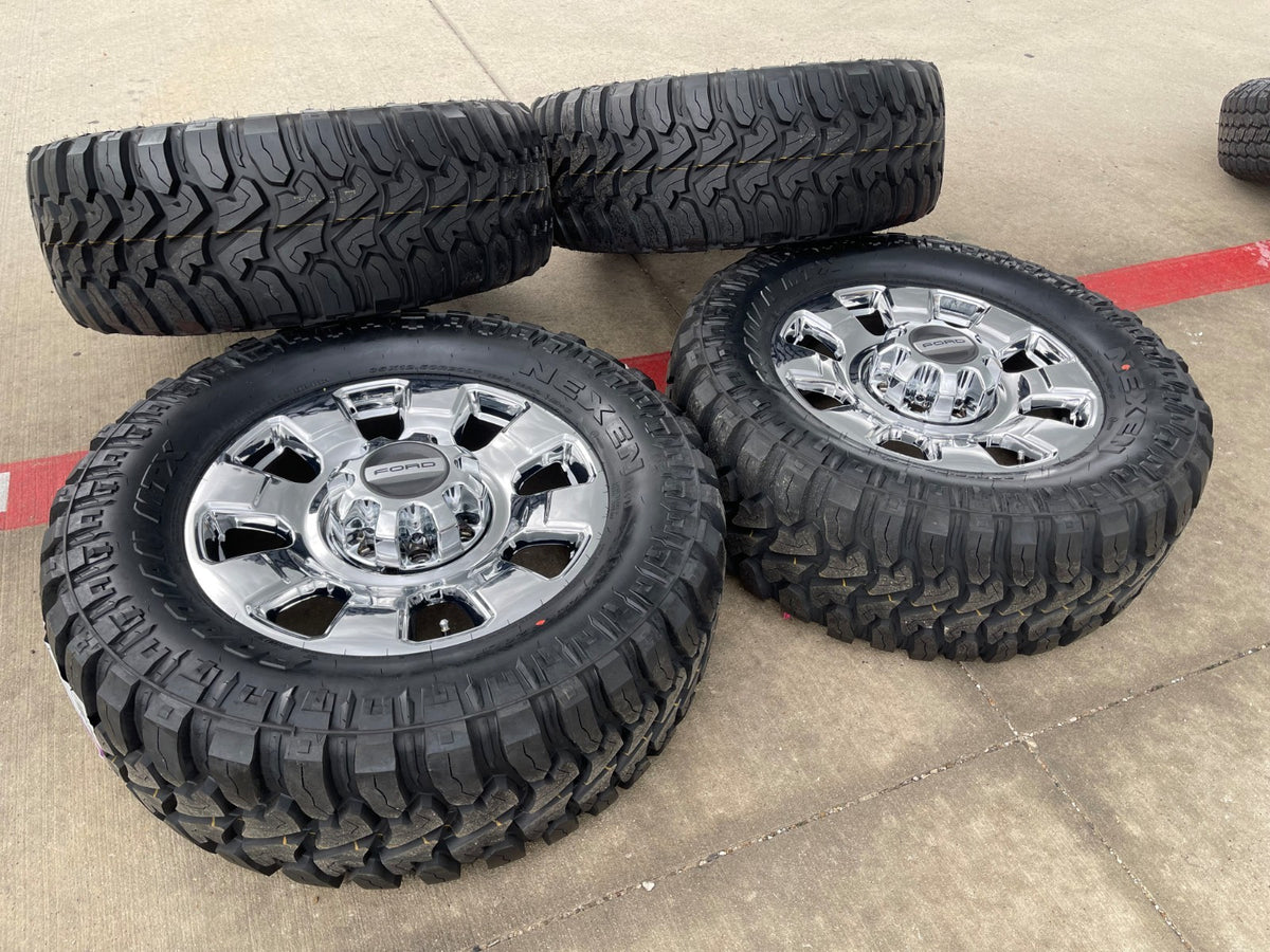 20" Ford F-250 F-350 OEM KING RANCH 10295 25085 10552 chrome wheels rims 35" NEW