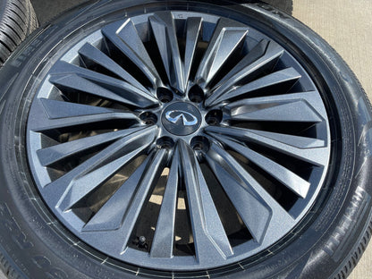 22" Infiniti QX80 QX56 Nissan Titan Armada OEM 94236 wheels rims PIRELLI NEW