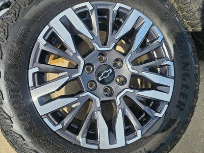20" Chevy Silverado Z71 GMC Sierra Canyon OEM wheels rims 2025 2026 2027 SET