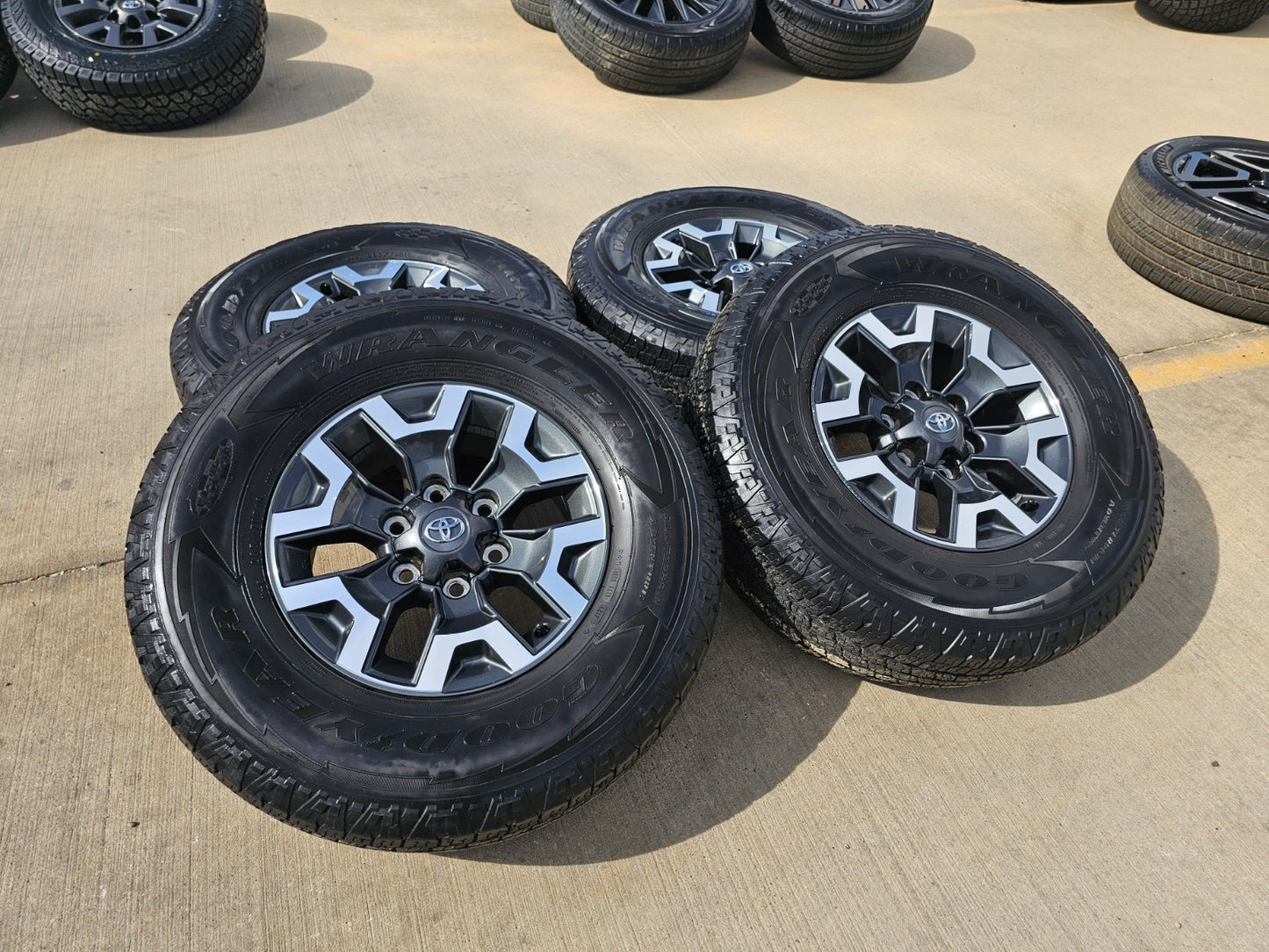 16" Toyota Tacoma TRD wheels rims SET 75189 OEM 4Runner FJ GOODYEAR