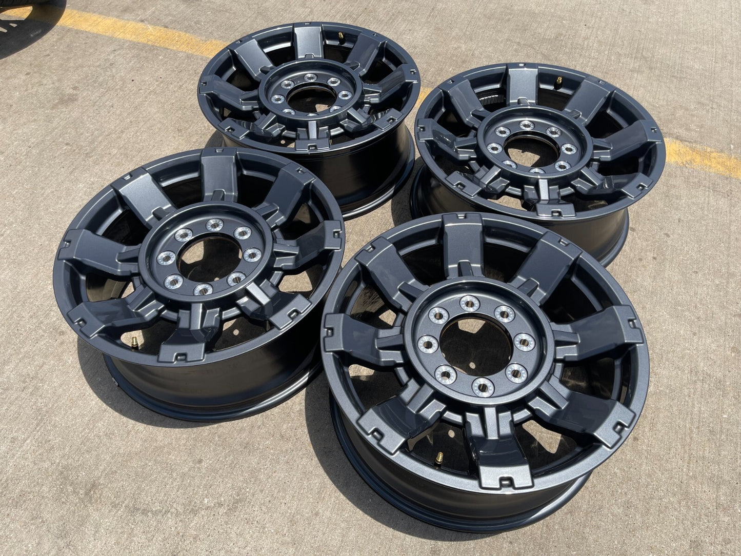20" Ford F-250 F-350 OEM 10296 10485 gray Lariat wheels rims 2024 2025 2026 NEW