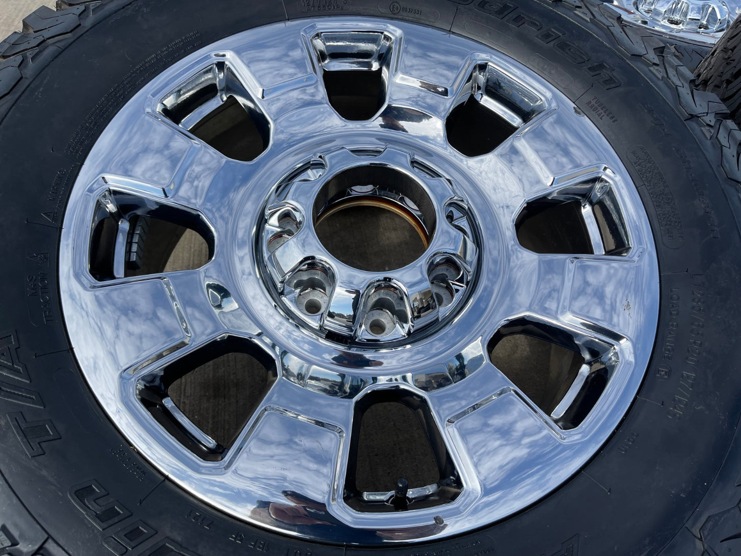 20" Ford F-250 F-350 OEM Lariat 10295 25085 10552 wheels rims NEW BFG KO2 A/T