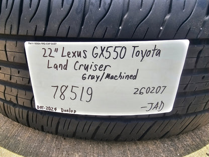 22" Lexus GX550 OEM wheels rims Toyota Land Cruiser Tundra 78519 LX600 2024-2027