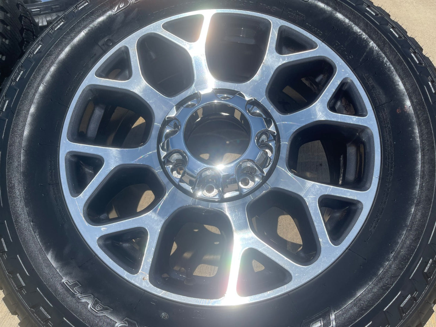 20" Ford F-250 F-350 OEM Lariat wheels rims 10292 tires SET BRIDGESTONE A/T