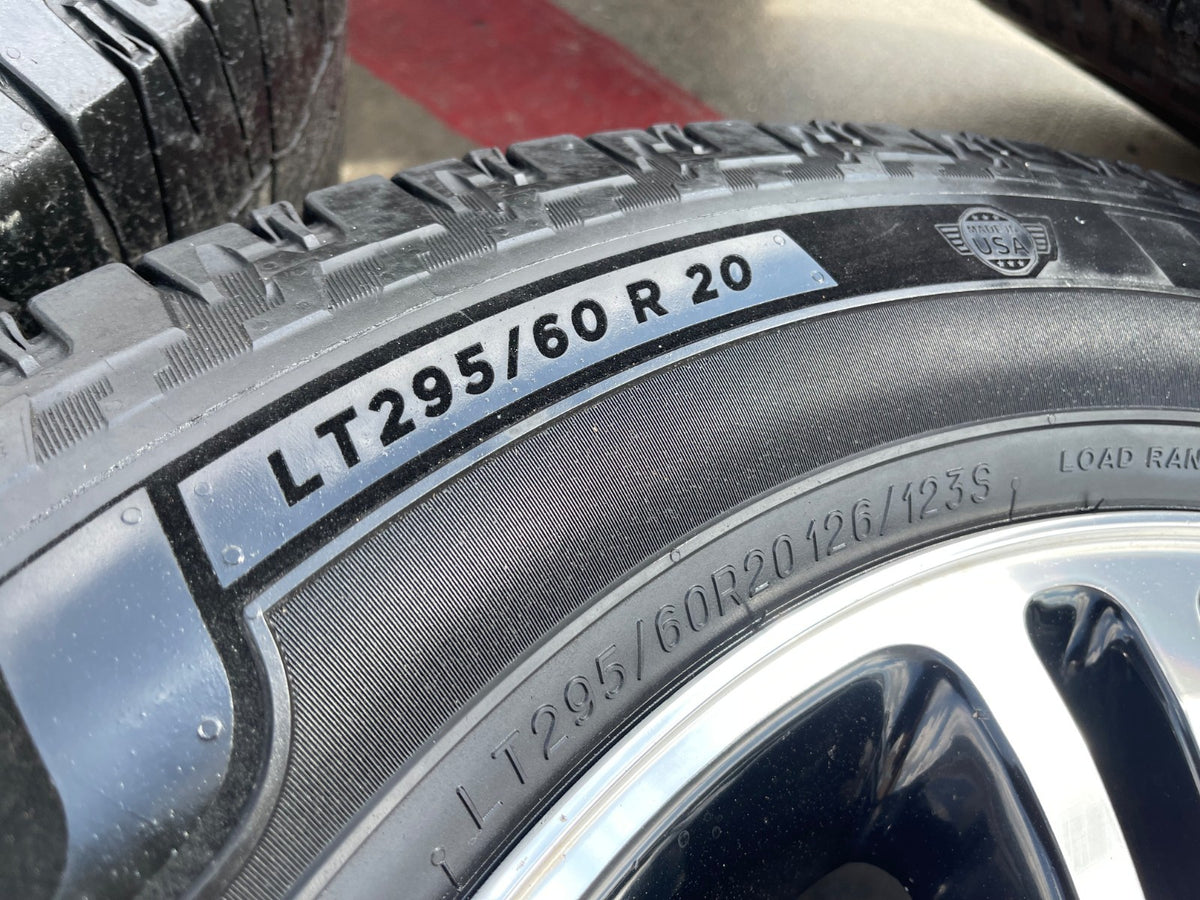 20" Ford F-250 F-350 OEM 3951 3845 LARIAT rims wheels tires MICHELIN DEFENDER