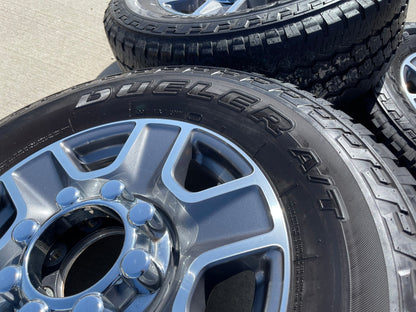 18" Ford F-250 F-350 Lariat FX-4 OEM wheels 10480 10298 tires BRIDGESTONE SET