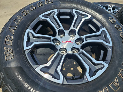18" GMC Sierra AT4 Chevy Silverado OEM 5910 wheels rims 2022 2023 2024 2025