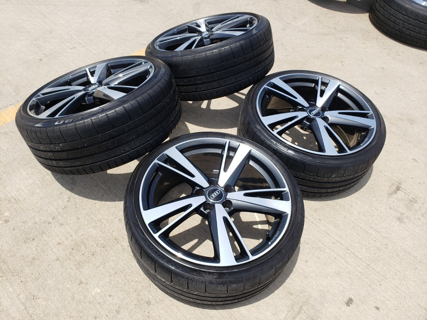 19" Audi RS3 OEM wheels rims A4 S4 A5 S5 S6 A6 59046 2020 2021 2022 2023 2024