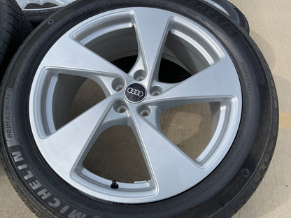 20" 20x8 Audi Q5 wheels rims OEM 94361 Q3 Q7 Q8 SQ5 SQ3 RS S SET MICHELIN NEW
